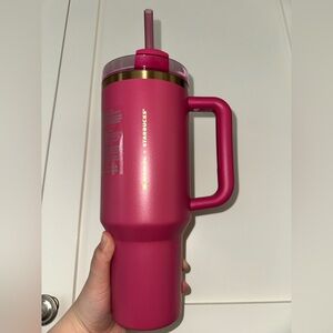 Starbucks Stanley Berry Glitter Pink